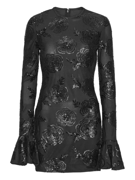 Rochie maxi Rotate Birger Christensen lungă de costum negru