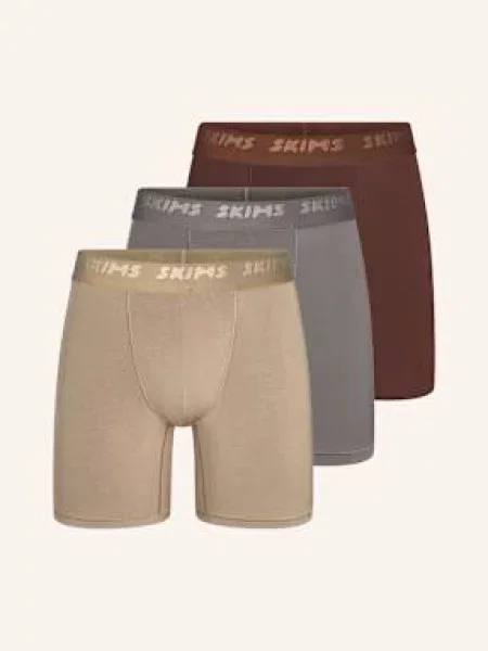 Skims Bokserki Skims Stretch 3 Szt. schwarz czarne
