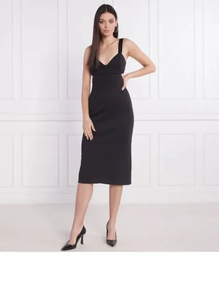 HUGO Rochie Kesendi negru