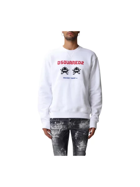 Bluza Dsquared2 z nadrukiem biała