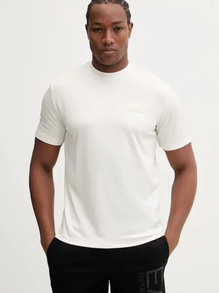 Emporio Armani t-shirt beżowa