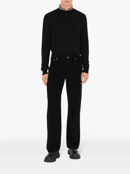 Pulover Burberry de lână negru