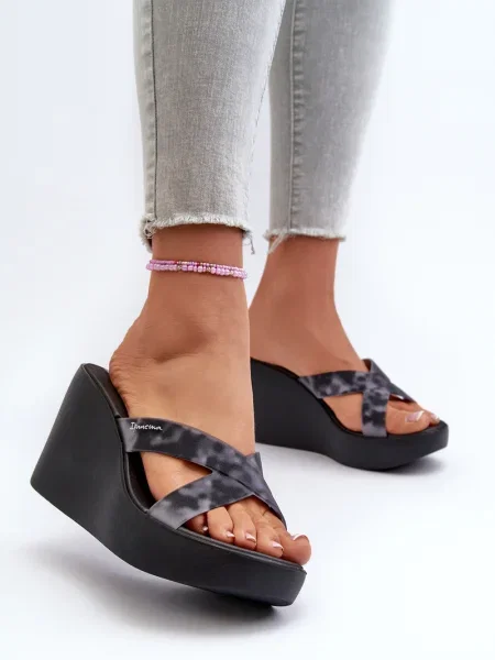Dámske šľapky Ipanema High Fashion black/grey čierna
