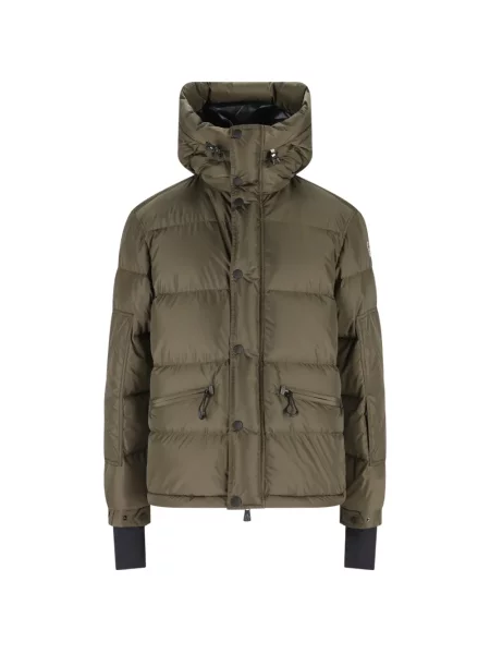 Palton Moncler Grenoble cu glugă verde