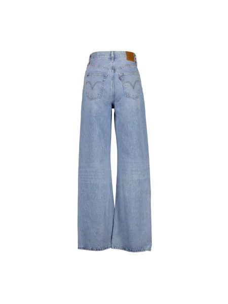 Levi's jeansy RIBCAGE WIDE LEG niebieski