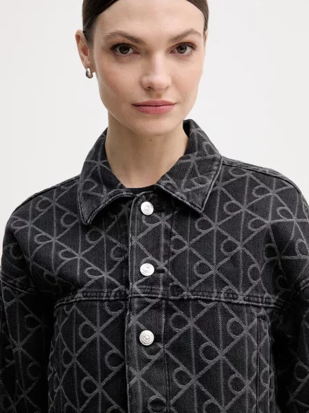Calvin Klein Jeans Дънково яке черно