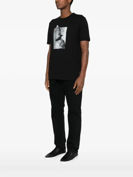 Tricou Boss cu imagine negru