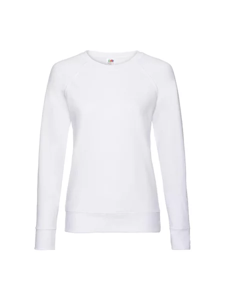 Lekki Sweter Raglanowy Dla Kobiet biały