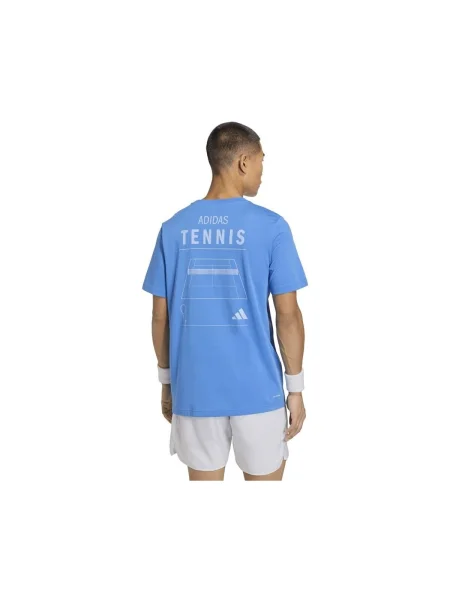Tricou Adidas tenis albastru