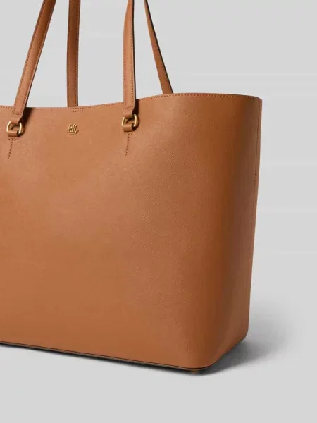 Lauren Ralph Lauren torebka skórzana brązowy