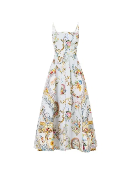 Rochie Camilla evazată albastru