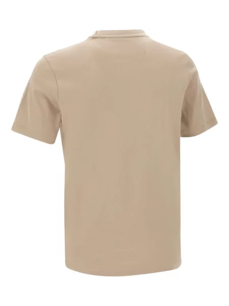 Tricou Boss cu decolteu rotund maro