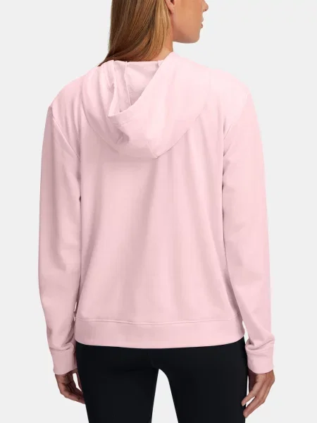 Frotir hoodie Under Armour roza