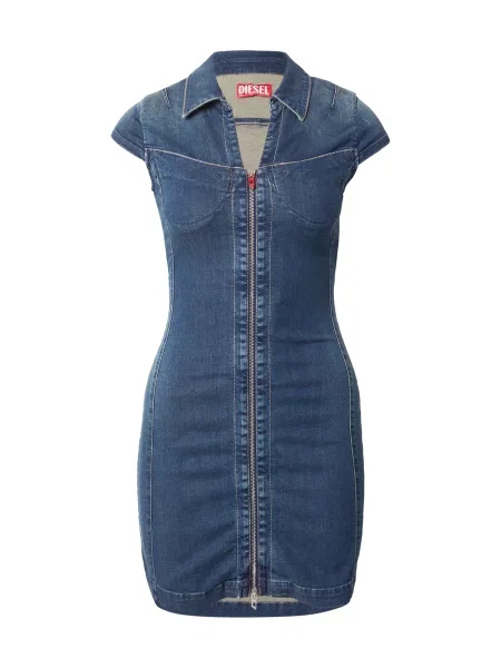 DIESEL Rochie DE-LORVYN-S denim albastru