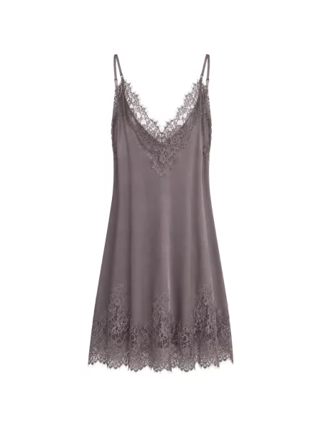 Rochie Gold Hawk din dantelă gri