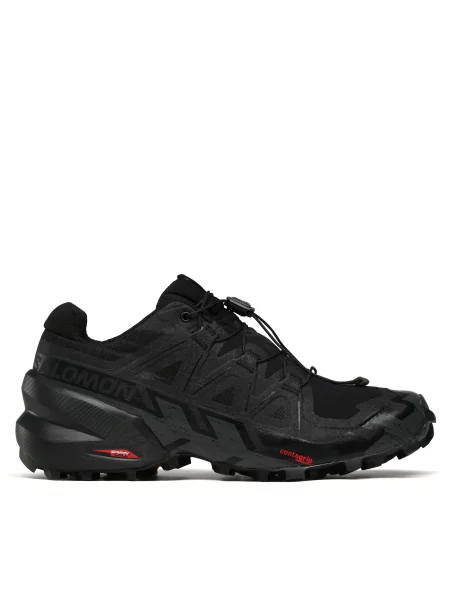 Obuća Salomon Speedcross 6 W 22 V0 Black/Black/Phantom crna
