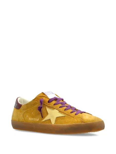 Sneakerși Golden Goose din piele de căprioară galben