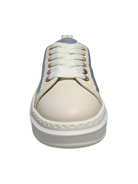 Sneakersy Alexander Smith białe