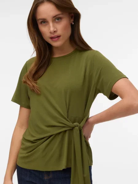 VERO MODA Tričko VMJill kaki