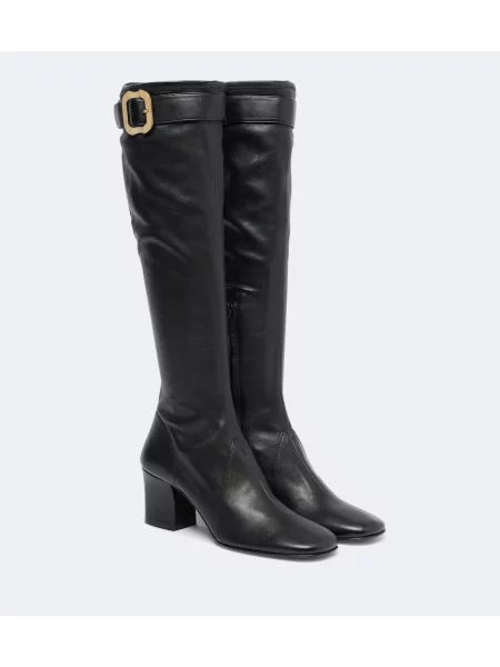 Cizme Miu Miu din piele negru