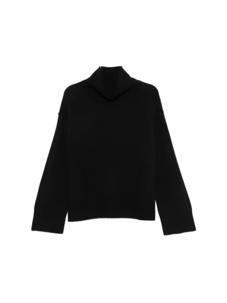 Sweter z golfem Soft Goat do golfa czarny