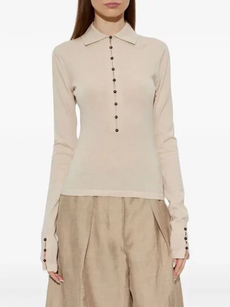 Μακρύς polo Jacquemus από μαλλί merino