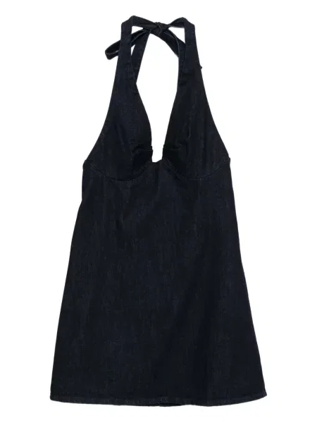 Mała mały sukienka jeansowa Free People garniturowa niebieska