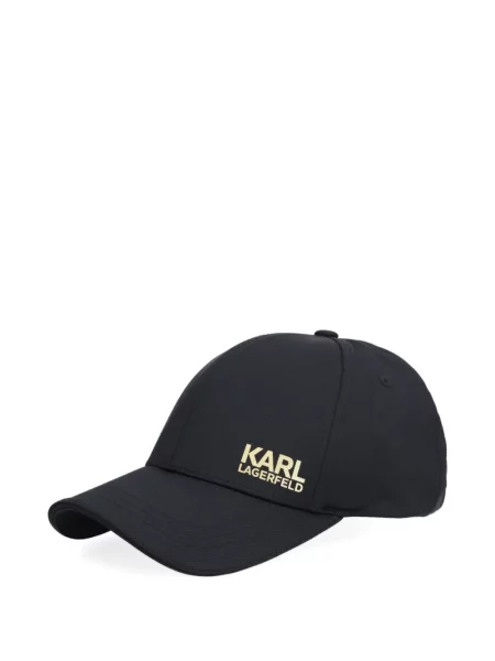 Șapcă Karl Lagerfeld cu imagine negru