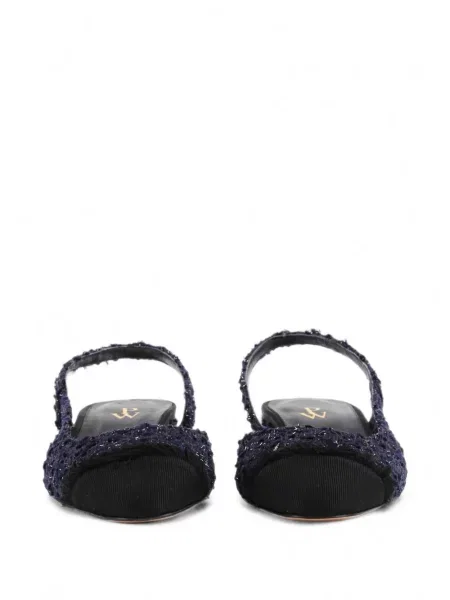 Bouclé pantofi cu toc Paul Warmer slingback albastru