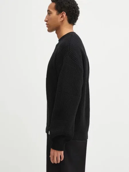 Πουλόβερ με προσθήκη μαλλιού Carhartt WIP Bishop Sweater μαύρο