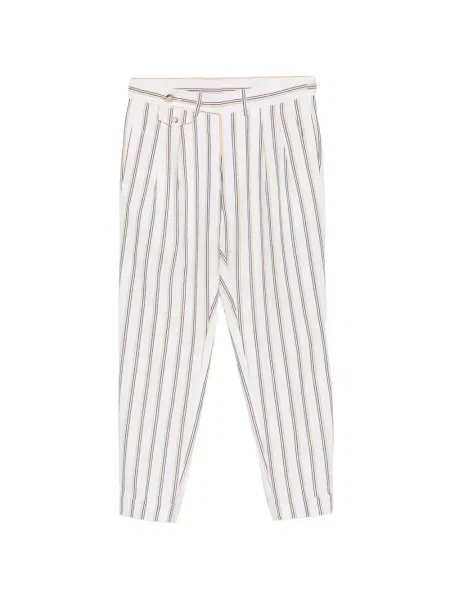 Pantaloni Manuel Ritz cu dungi alb