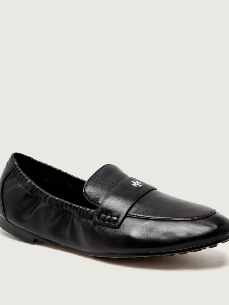 TORY BURCH De piele pantofi lords BALLET negru