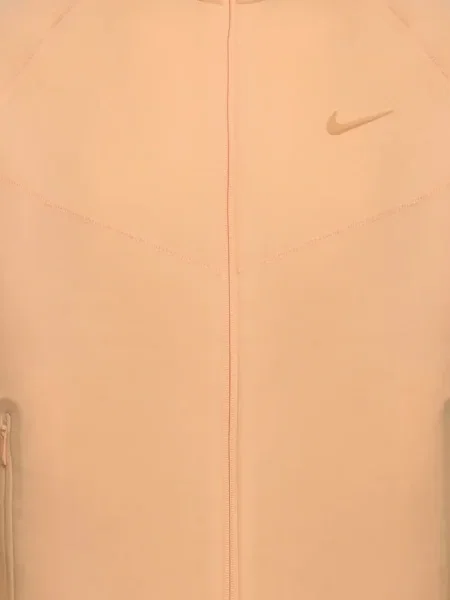 Флийс суичър с качулка Nike бяло