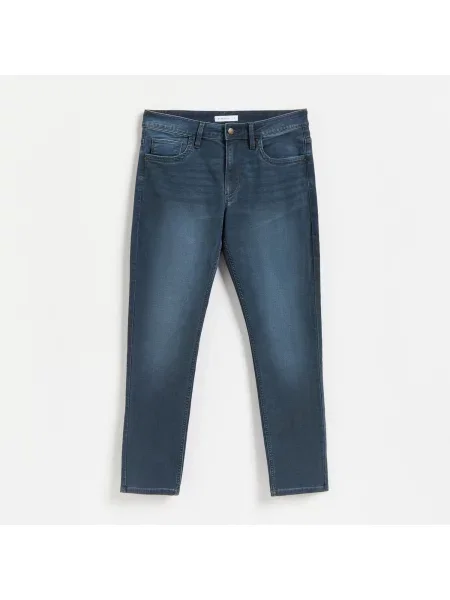 Reserved Slim fit farmer tengerészkék