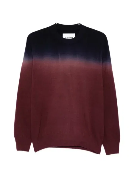 Pulover Jil Sander lung roșu