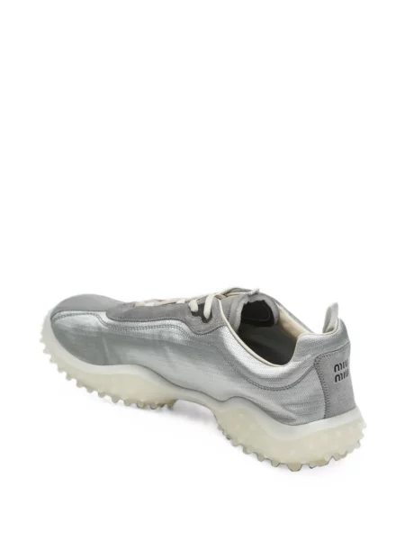 Sneakerși Miu Miu din piele de căprioară