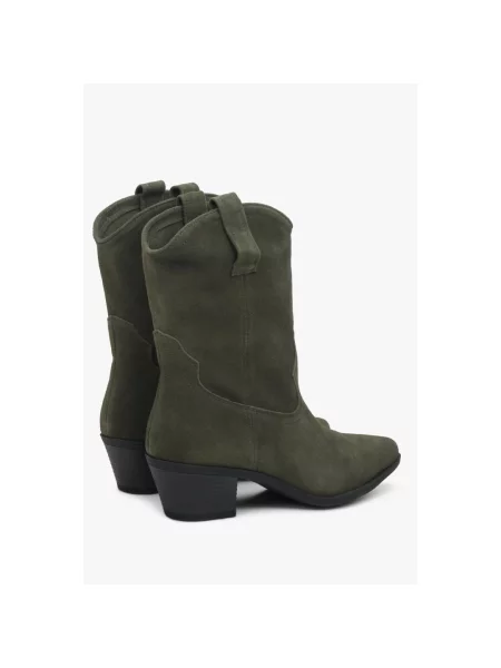 Козаки велюрові темно-зелені Estro зелені