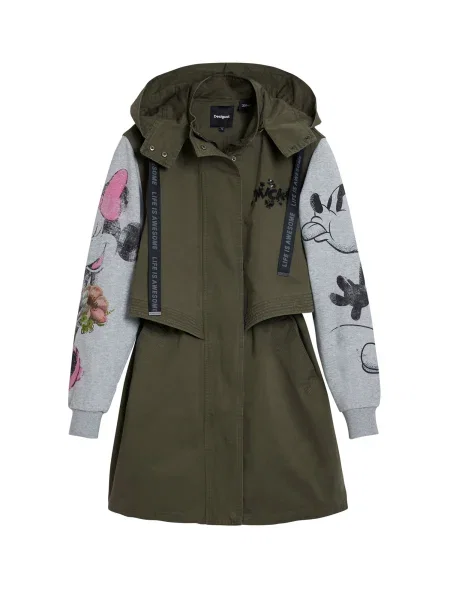 Geacă parka Desigual gri