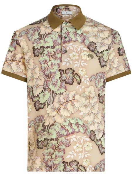 Polo Etro cu model floral cu imagine