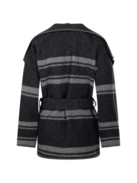 Cu centură palton Marant Etoile negru