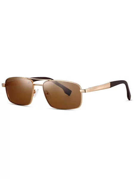 VEYREY Ochelari de soare Pilotenbrille Polarisierte Pilotensonnenbrille Buugug' maro