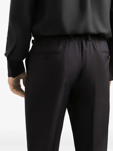 Pantaloni Dolce & Gabbana plisate albastru