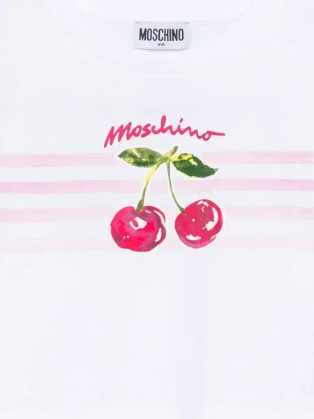 Koszulka dziecięca Moschino biała