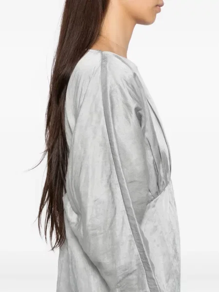 Rochie Yeareast cu decolteu barcă de costum gri