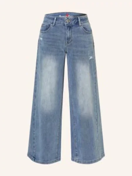 Buena Vista Spodnie Jeansowe Italy Palazzo blau
