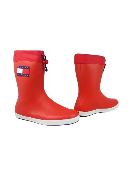 Čižmy Tommy Hilfiger červená