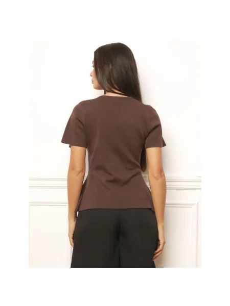 Top La Modeuse maro