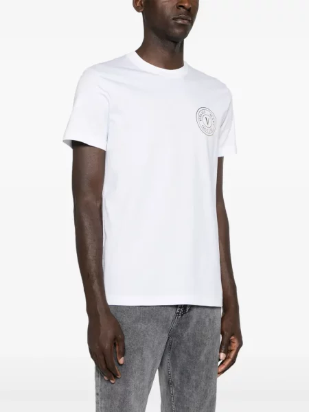 Tričko Versace Jeans Couture biela