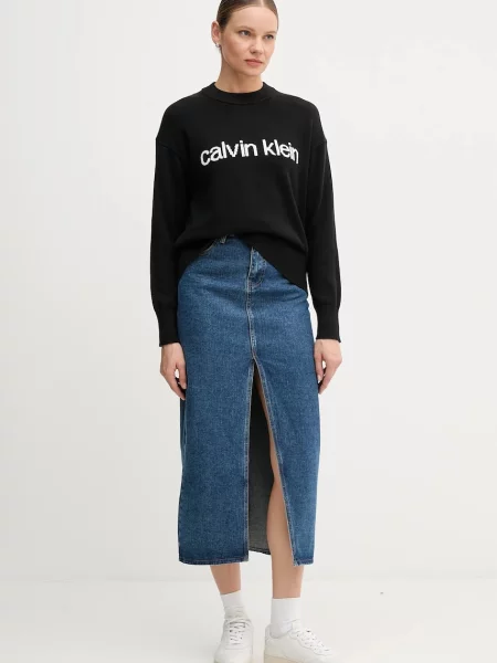Calvin Klein Jeans sveter čierna