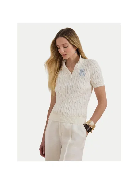 LAUREN RALPH LAUREN Polo Slim Fit λευκό